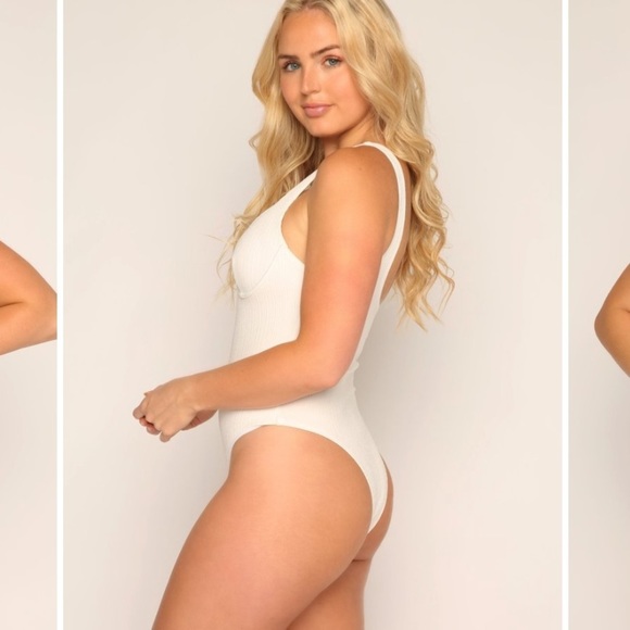 NWT “ALEXANDRA WHITE” ONE PIECE SWIMSUIT - Picture 4 of 4